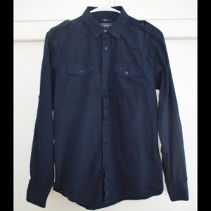 American Rag Navy Button Up